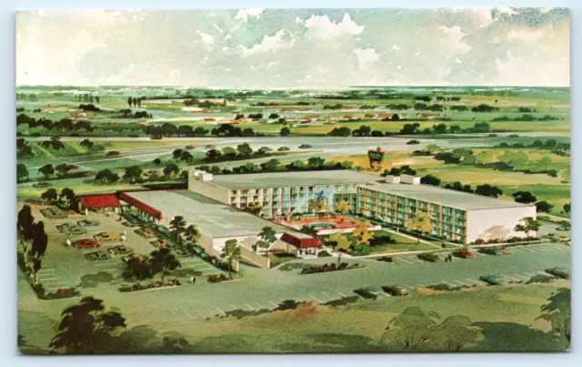 FULLERTON, CA California ~ Roadside HOLIDAY INN c1960s Disneyland Area Postcard