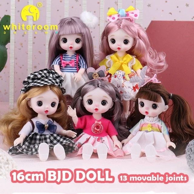 Movable Jointed Princess Dolls Bjd Doll And Clothes Toys 3d Eyes Makeup Dolls