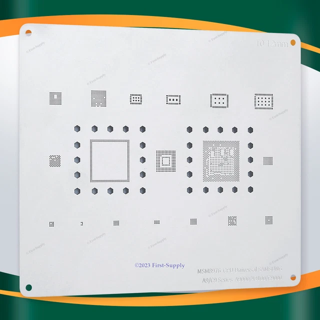 0.12mm Thickness BGA Reballing Stencil for Samsung A9/C9 Repair