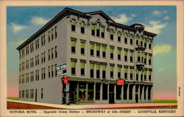 Postcard: THE 12 VICTORIA HOTEL Opposite Union Station GSMETIC WHISKY,