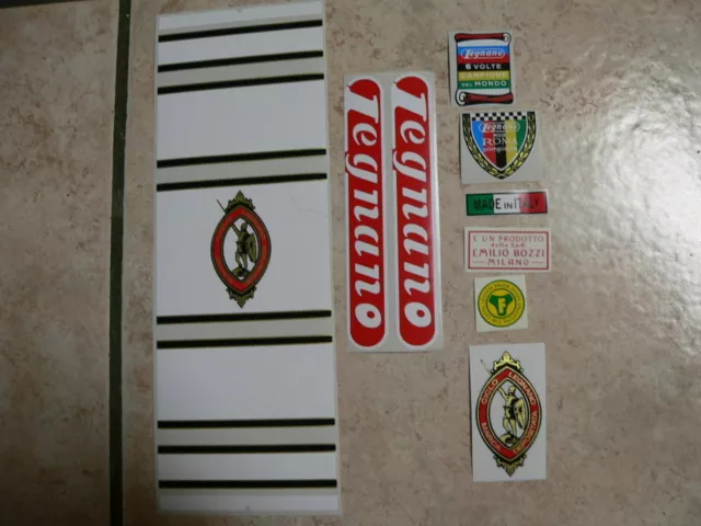 kit stickers adesivi per bici da corsa vintage LEGNANO modello ROMA olimpiade