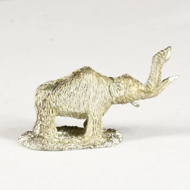 Wooly Mammoth Pewter Metal Figurine 1.25 x 0.75 in