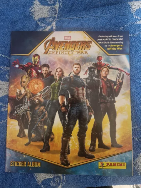 Marvel Avengers Infinity War Sticker Album Complete