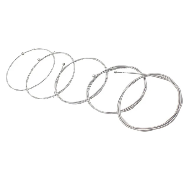 5Pcs / Set Steel Core Ends Ball String Nickel Wound for 5 Strings Bass Parts