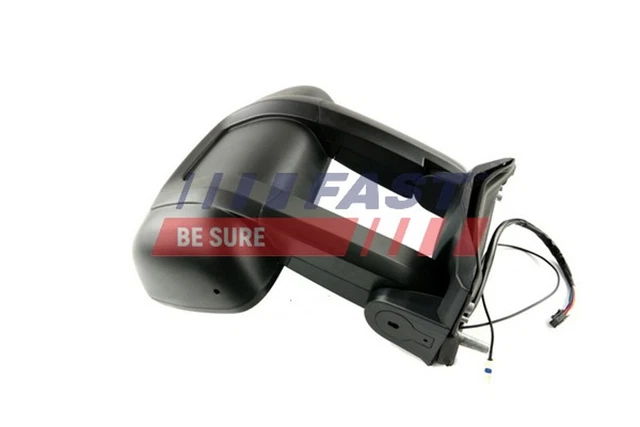 Specchietto Retrovisore Elettrico Termico Braccio Lungo Con Antenna 16w Freccia 81 Fili Nero Dx