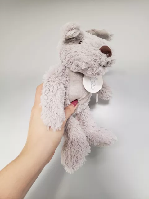 Happy Horse Grey Dog Comforter Baby Soft Toy Blankie Doudou Bnwt 2