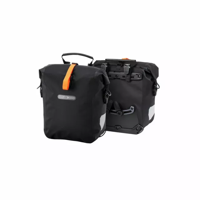NEW- Ortlieb Gravel-Pack Rear Panniers - slate/25 liters - 2021 - FREE INT SHIP