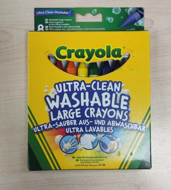 Crayola My First Washable Easy Grip Triangular Crayons 8ct