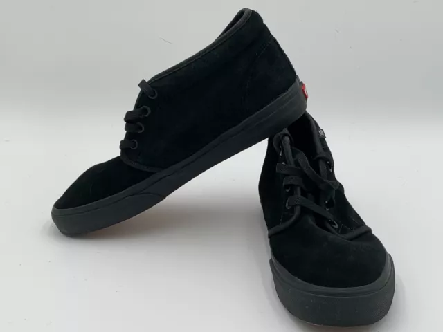 Vans Mens Chukka Boots Black Suede Lace Up Ankle Mens 8.5 US Sneakers