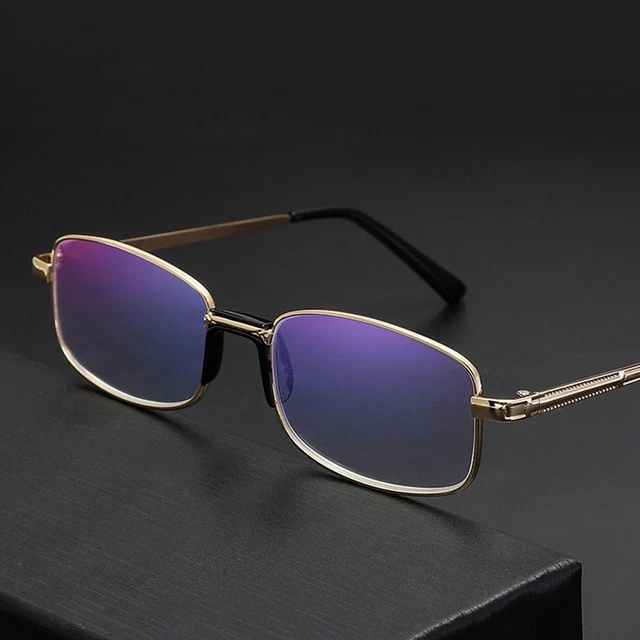Portable Reading Glasses Eye Protection Hyperopia Glasses  Men Women