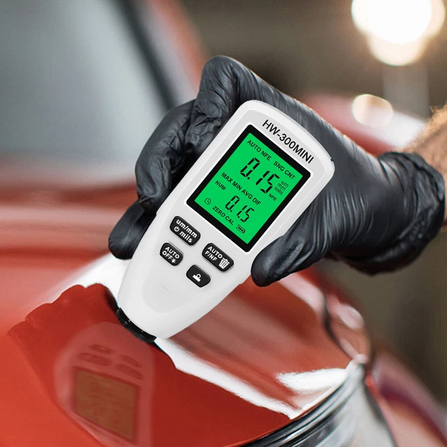 Misuratore Di Spessore Vernice TROTEC BB20 - Strumento Professionale Per Auto Con Memoria 400 Dati E USB - Campo 0-1250µm - Foto 6