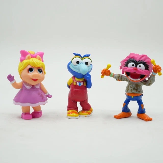 MUPPET BABIES 3" DISNEY JUST PLAY TOYS Miss Piggy, Gonzo, and Animal