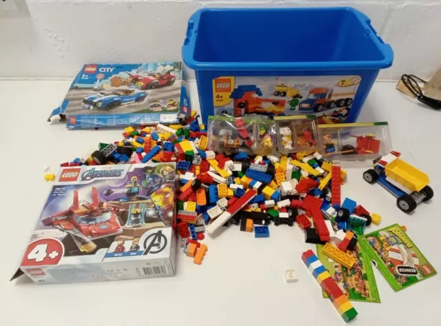 Job Lot Of Lego With Storage Box