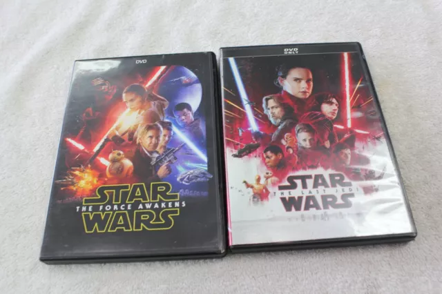 Star Wars: The Last Jedi / Star Wars: The Force Awakens DVDS