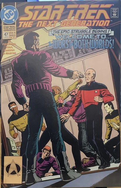 Star Trek: The Next Generation #47 June 1993 DC Comics VG Condition (box4)