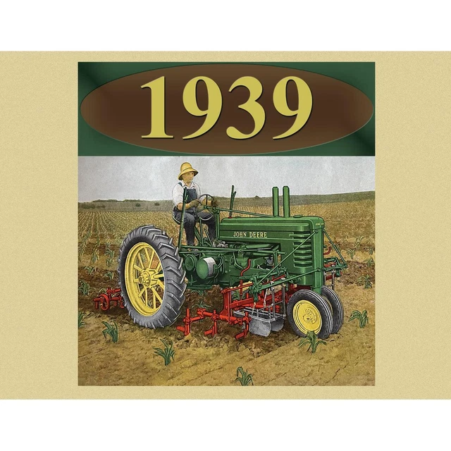 2023 VINTAGE JOHN Deere 12 Month Calendar Featuring Restored Tractors