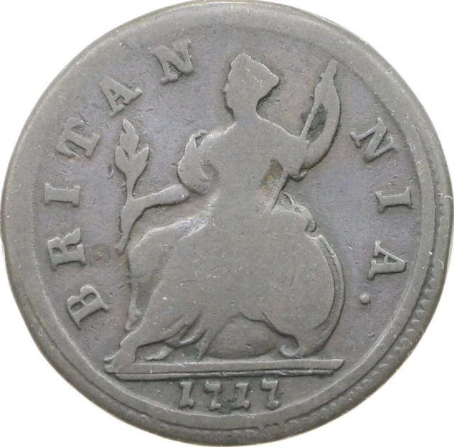 1717 Half Penny UK