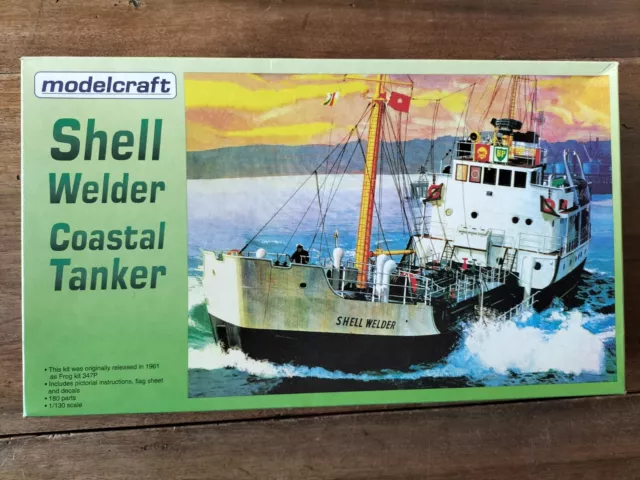 SHELL WELDER COASTAL TANKER  1/130  MODELCRAFT CANADA - ex FROG