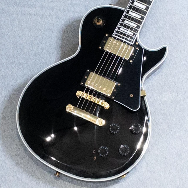 GRASSROOTS ELECTRIC GUITAR Model G-LP-60C Les Paul Custom Black 
