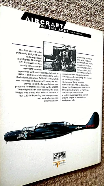 Osprey Flugzeug Der Asse: Männer & Legenden #23 P-61 Schwarze Witwe Nachtkämpfer 2