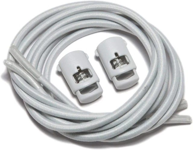(Elastic No Tie Shoelaces) (Made in the USA)