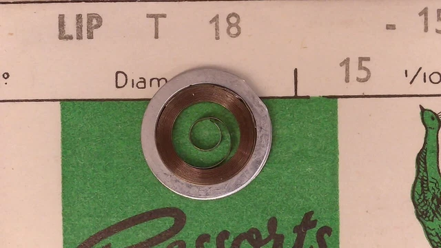 Ressort De Barillet Pour Montre LIP R40 B.S - Pièce Neuve Sans Emballage