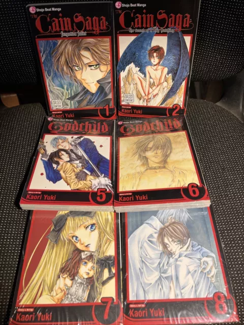 Godchild 5-7-8 Continued To Cain Saga 1-2 (Viz, 2006) English Manga Kaori Yuri