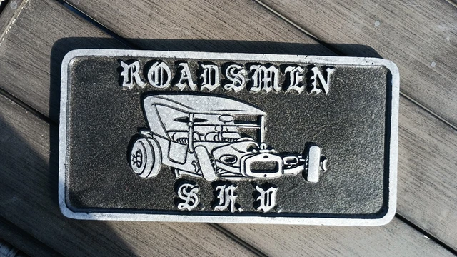 CAR CLUB PLAQUE  Edelbrock Holley Cragar Hot Rod Rat Fink LS1 AC Delco Corvette