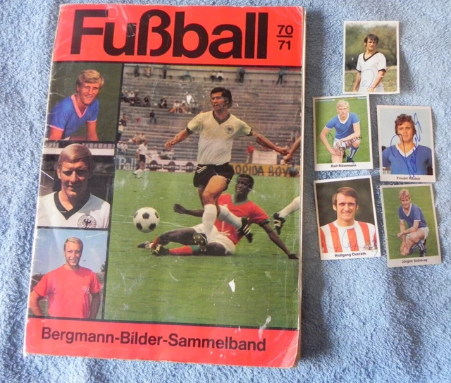 Album Bergmann-Bilder Football 70/71 à Compléter Avec 200 Vignettes Beckenbauer