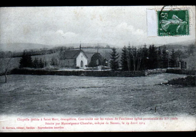 DUN-LES-PLACES (58) CHAPELLE SAINT-MARC en 1915