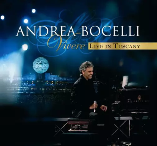 Andrea Bocelli Vivere: Live in Tuscany (CD) Album with DVD