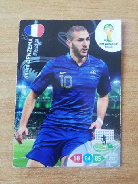 PANINI FOOT 2010 WORLD CUP SOUTH AFRICA . RIBERY 100 .BENZEMA