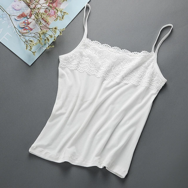 Caraco Satin H&M - Couleur Crème Floral Noir, Taille M, Sans Manches - Neuf Avec étiquettes, Style Camisole à Bretelles Spaghetti
