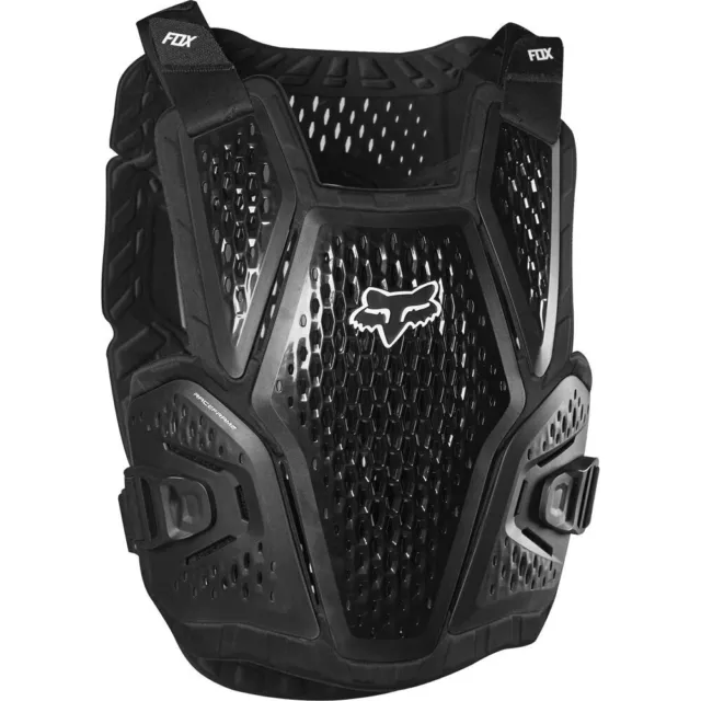 Fox 2023 MX Raceframe Roost Black Motocross Dirtbike Offroad Body Armour