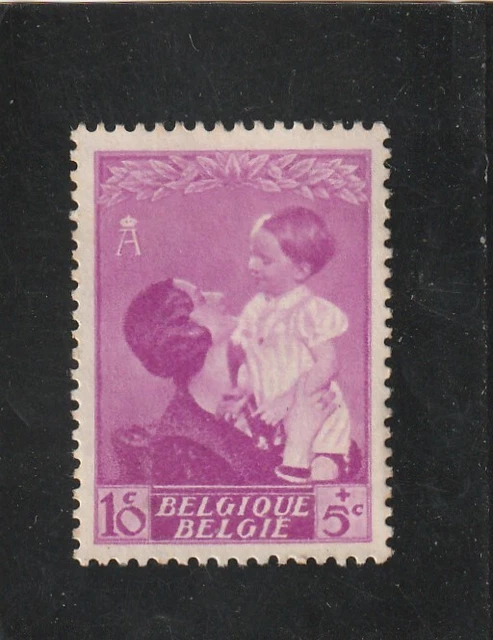 L5344 BELGIQUE TIMBRE N° Y&T 447 de 1937 " Reine Astrid et prince Ba  " NEUF* MF