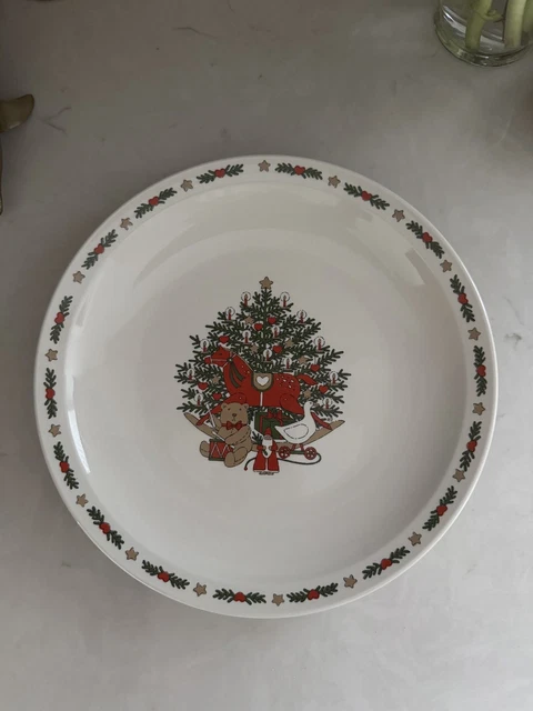 TEN STRAWBERRY STREET O'Christmas 12” Serving Plate