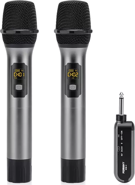 Microfonos Inalambricos Profesionales Profesionales Recargables Presentadores US