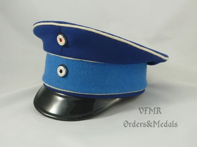 Preußen Schirmmütze für Offizier im Husaren-Regt. Kaiser Nikolaus II von Rußland