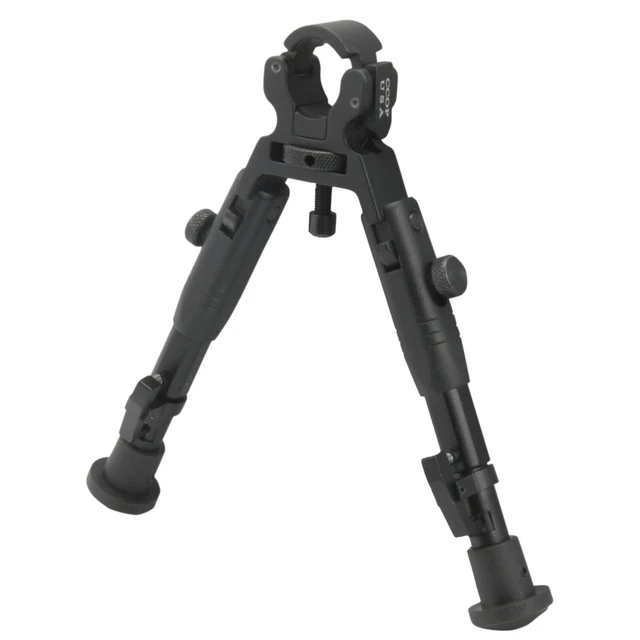 CCOP USA 6" Universal Clamp On Bipod Mount Folding Adjustable Tactical BP-39AS