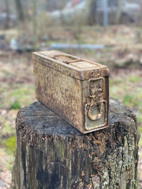 WWII WW2 ORIGINAL German MG Box In Dak Color, From Battle Of Kurland £ ...