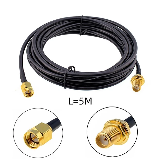 COAX EXTENSION CABLE 2G/3G/4G/5G/LTE/GPS Antennas 50Ω Impedance RG58