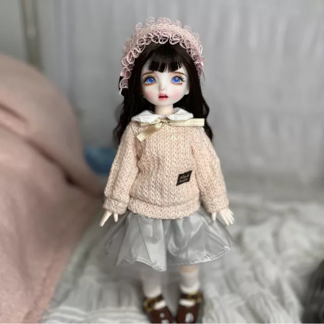 1/6 Mini BJD Dolls for Girls Birthday Gift 30cm Ball Jointed BJD Dolls Full Set