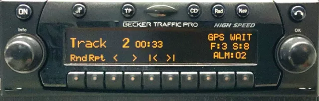 Original Becker Traffic Pro High Speed BE 7820 Autoradio CD player car radio