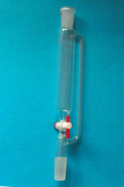 125ml,24/40,Glass Pressure Equalizing Additonal Funnel,PTFE Stopcock