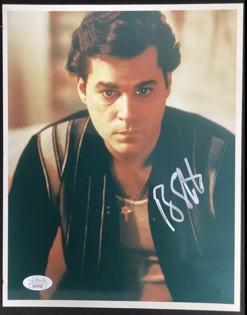 Ray Liotta Signed Photo 8x10 Goodfellas Actor Henry Hill Auto JSA Movie Picture