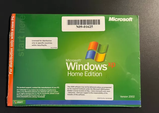 Microsoft Windows Xp Home Edition Installation Disc - No Product Key.  $14.95 - Picclick Au