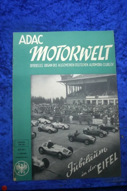 ADAC Motorwelt 6/52 (B) Renault 4CV Dürkopp Md 150 Turiner Salon