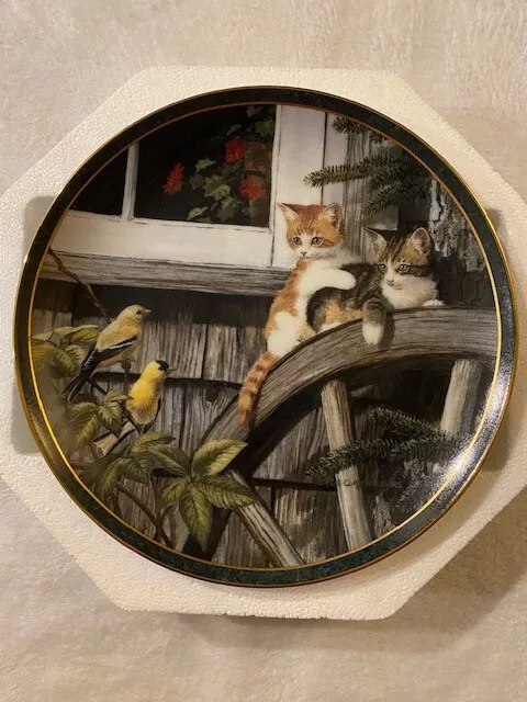 Bradford Exchange Surprise Visit Nosy Neighbors Decorative Plate by Persis Weirs