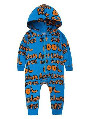 Body Neonato Pagliaccetto pigiama intero bambina bambino tuta tutina blu B015