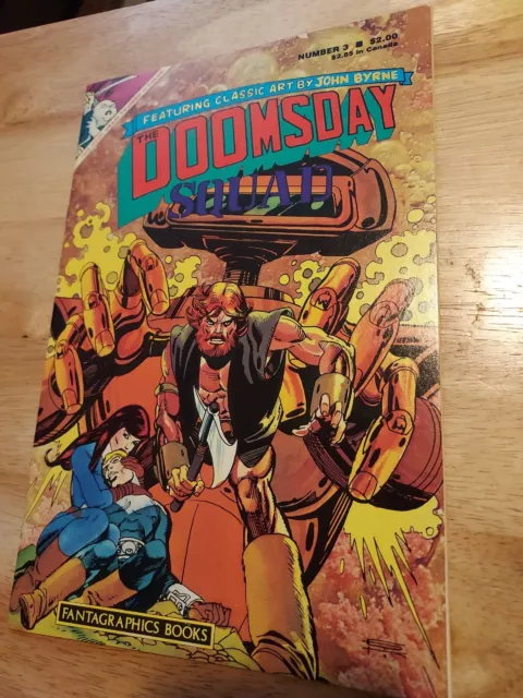 Doomsday Squad #3 (1986) 9.4 NM/1st Color App. Usagi Yojimbo